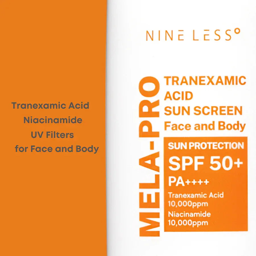 NINE LESS | MELA-PRO Tranexamic Acid Sun Screen SPF 50+ - 100ml - InternationalCosmetic