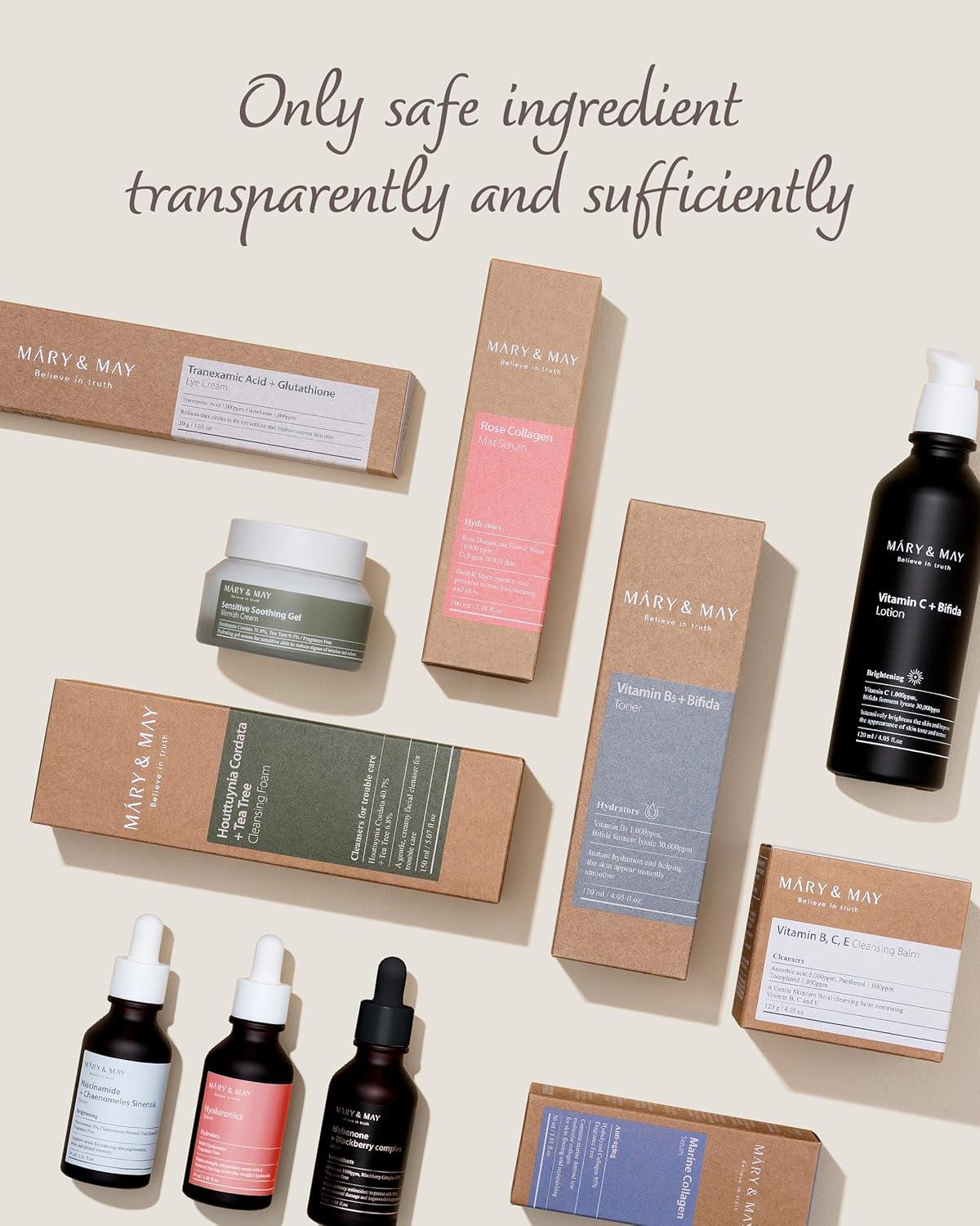 MARY & MAY | Vegan Low pH Hyaluronic Gel Cleanser - 150 ml - InternationalCosmetic