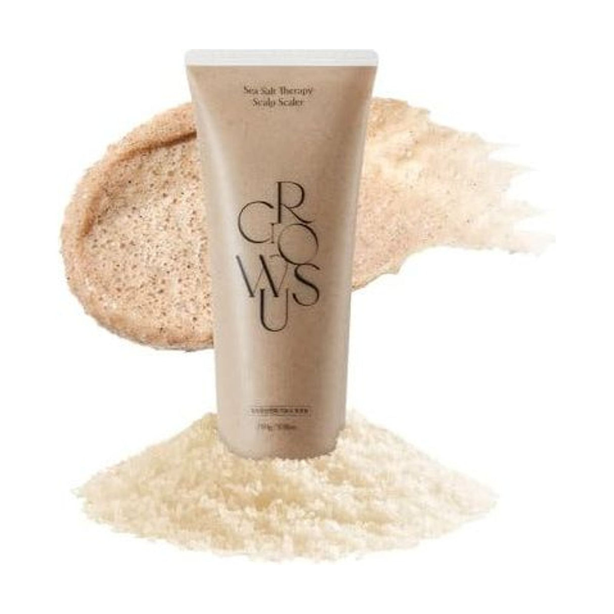 GROWUS Sea Salt Therapy Scalp Scaler - 250ml: envase o producto exacto sobre fondo blanco; cuidado capilar y del cuero cabelludo