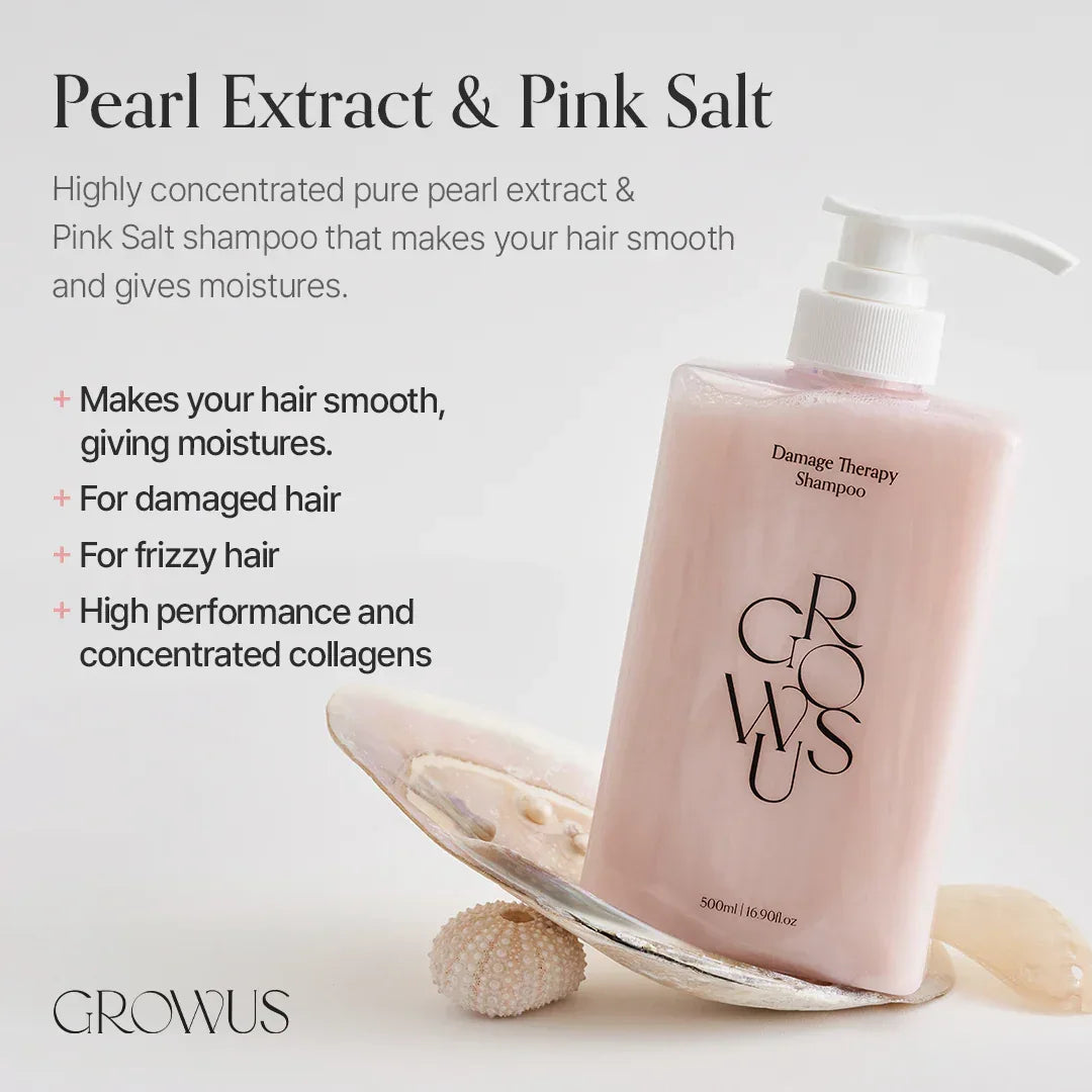 GROWUS | Damage Therapy Shampoo - 500ml - InternationalCosmetic