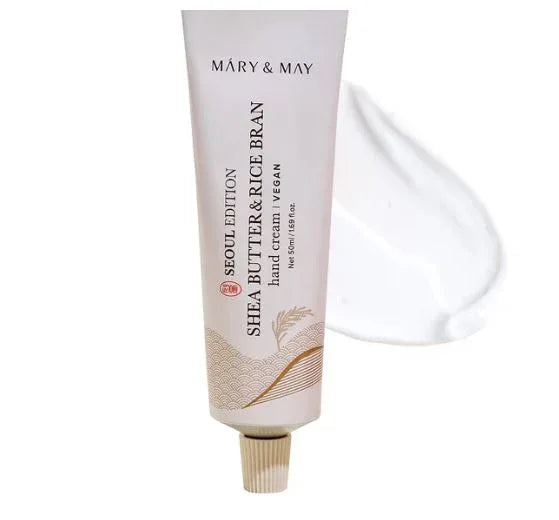 MARY & MAY | Shea Butter & Rice Bran Hand Cream - 50 ml - InternationalCosmetic