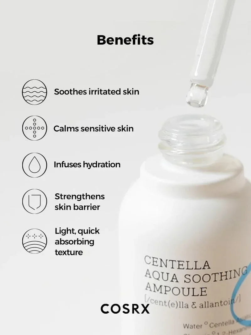 COSRX | Centella Aqua Soothing Ampoule - 40ml - InternationalCosmetic
