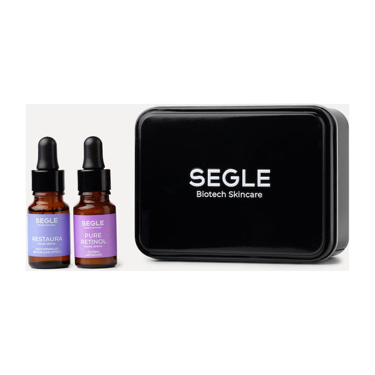 SEGLE | Rutina Sérum Dúo Antiaging Global - Pure Retinol 10ml + Restaura 10ml - Presentación individual
