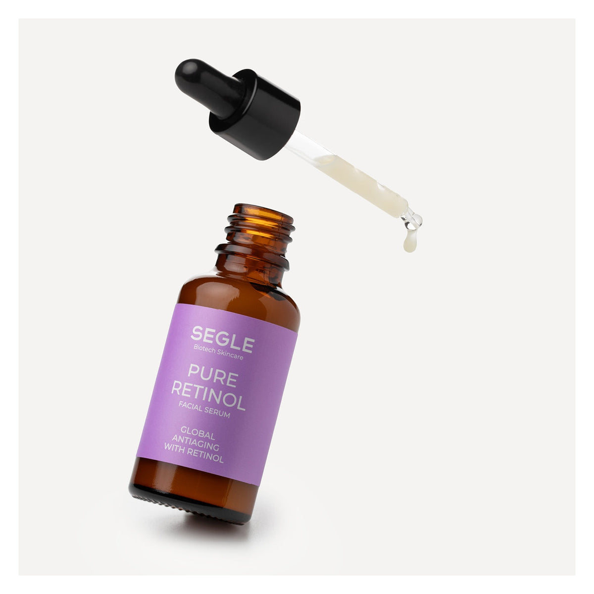 SEGLE | Rutina Sérum Dúo Antiaging Global - Pure Retinol 10ml + Restaura 10ml - Imagen editorial