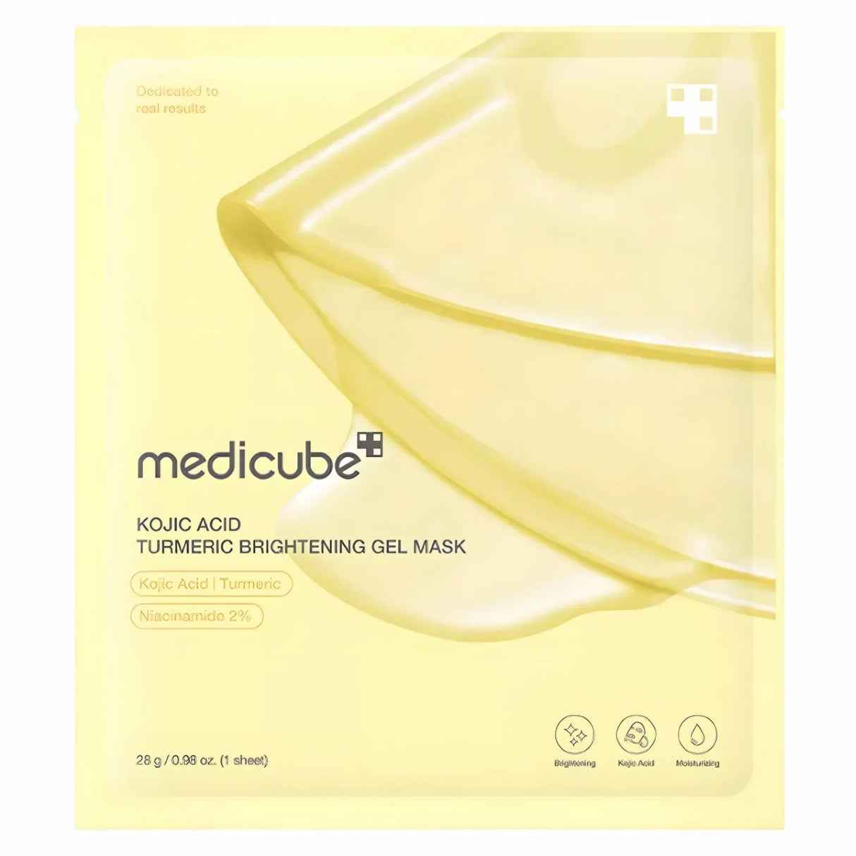 MEDICUBE | Kojic Acid Turmeric Brightening Gel Mask - 1 ud - InternationalCosmetic
