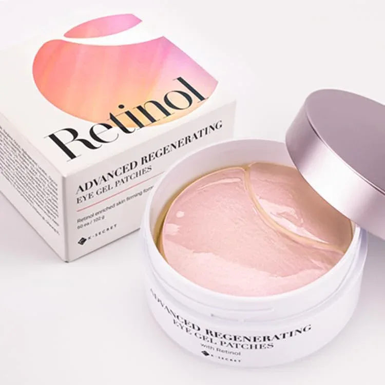 K-SECRET | Retinol Advanced Regenerating Eye Gel Patches (60 pcs) - 102gr - InternationalCosmetic