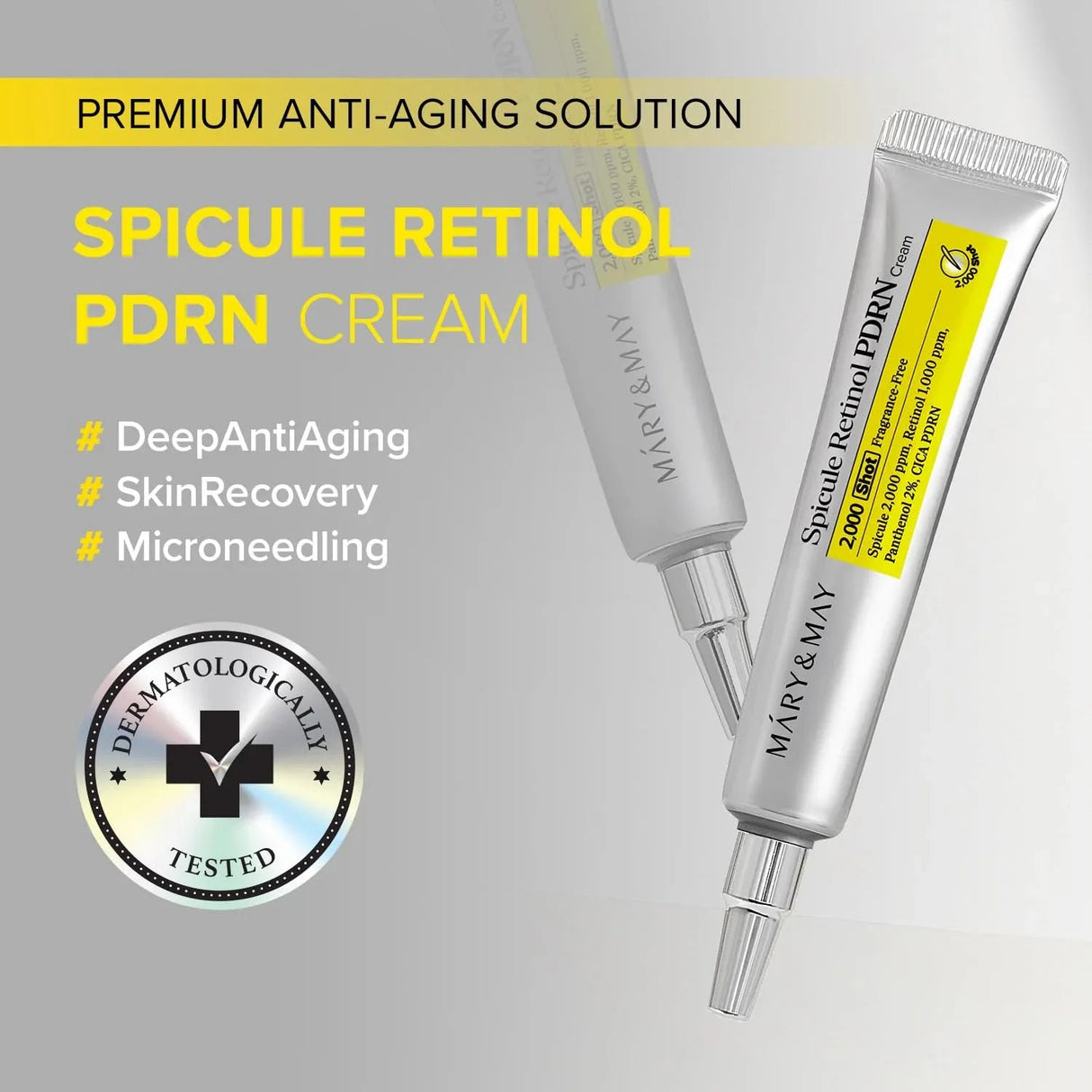 MARY&MAY | Spicule Retinol PDRN 2000 Shot Cream - 15gr - InternationalCosmetic