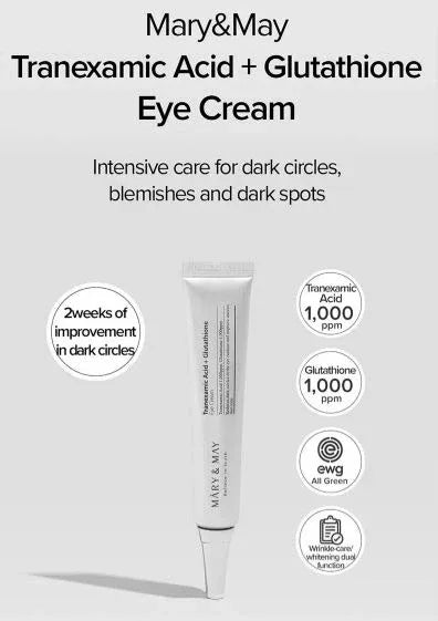 MARY & MAY | Glutathione Eye Cream Special Set - 54 gr - InternationalCosmetic