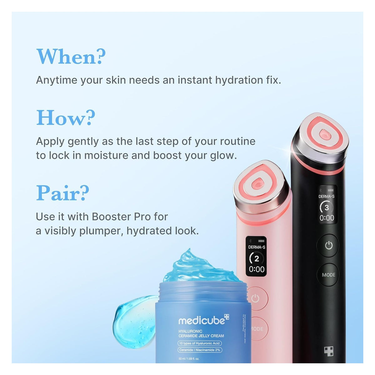 MEDICUBE | Hyaluronic Aqua Cooling Ceramide Jelly Cream - 50ml