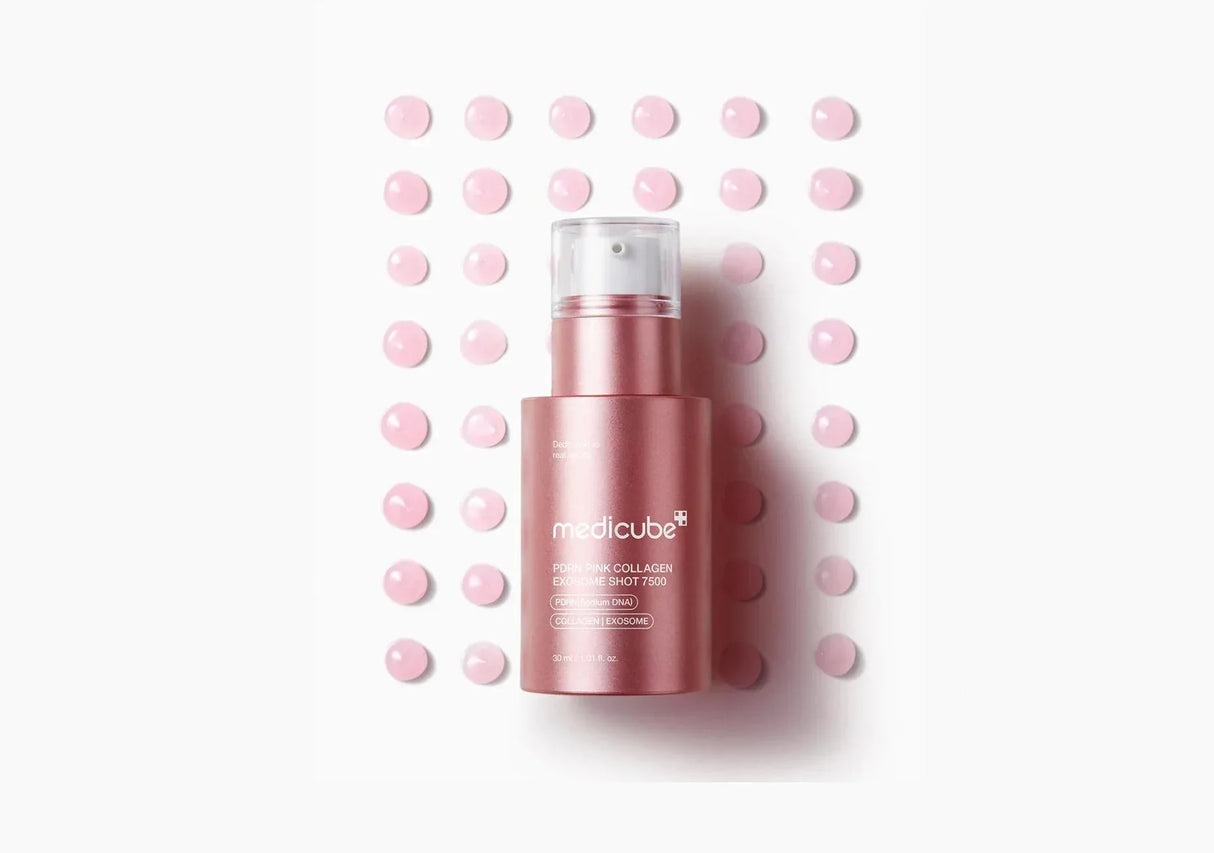 MEDICUBE | PDRN Pink Collagen Exosome Shot 7500 - 30ml - InternationalCosmetic
