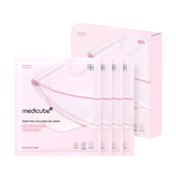 MEDICUBE | Salmon PDRN Pink Collagen Mask - 4 uds - InternationalCosmetic