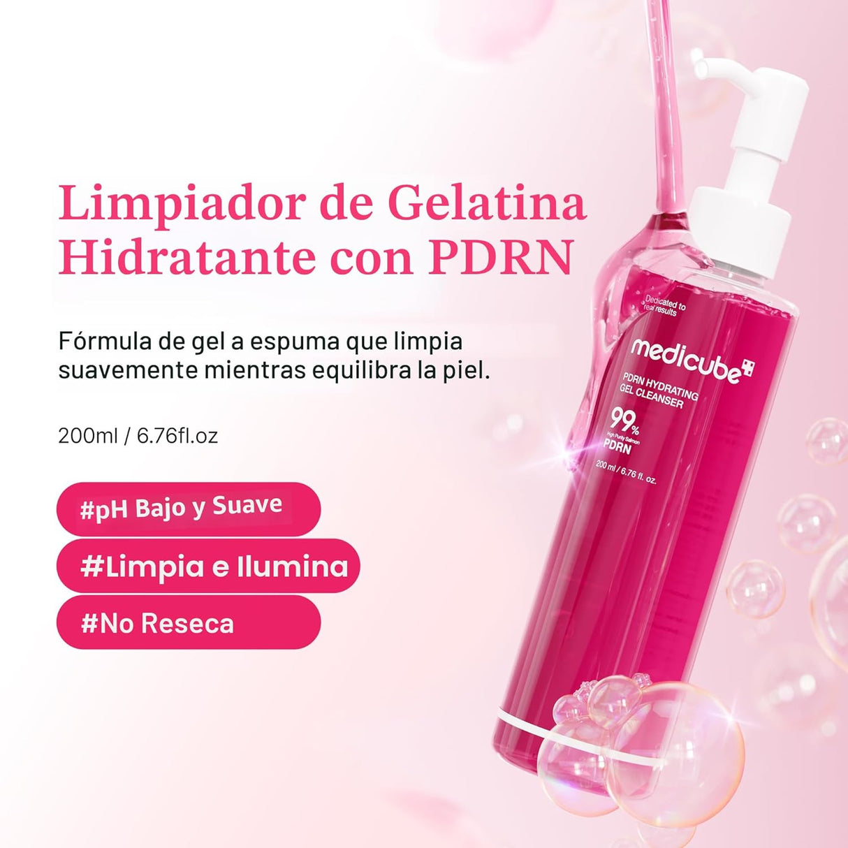 MEDICUBE | PDRN Hydrating Gel Cleanser - 200ml