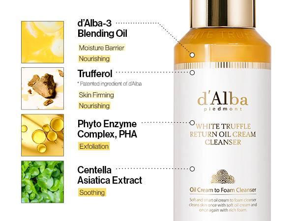 D'ALBA| White Truffle Return Oil Cream Cleanser Mini - 65ml - InternationalCosmetic
