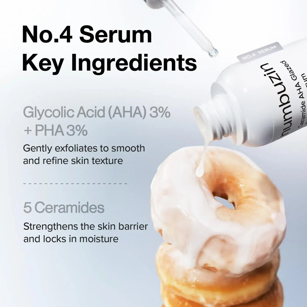 NUMBUZIN | No.4 Ceramide AHA Glazed Skin Prep Serum Mini Kit (1.3ml*10EA) - InternationalCosmetic