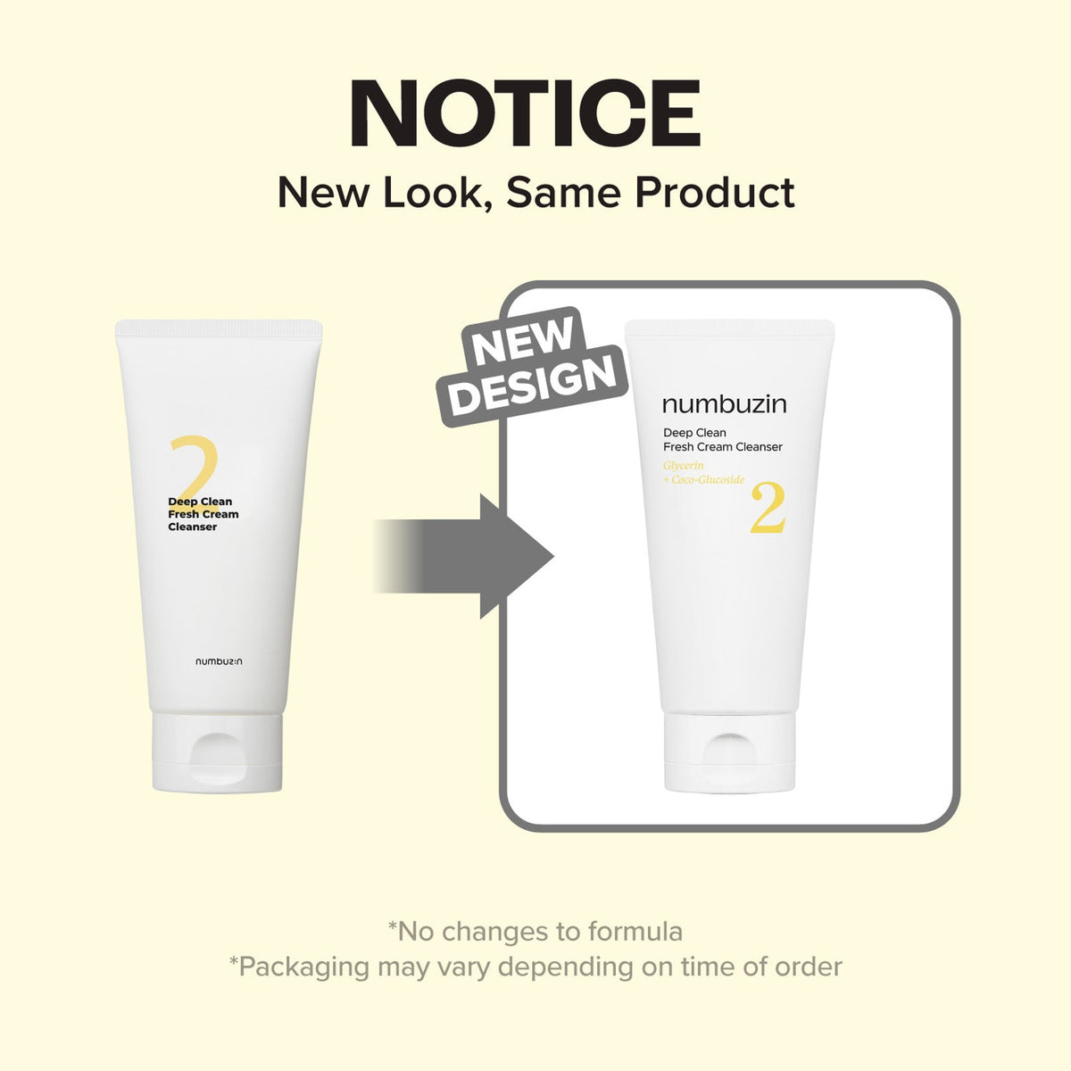 NUMBUZIN | No.2 Deep Clean Fresh Cream Cleanser - 120ml