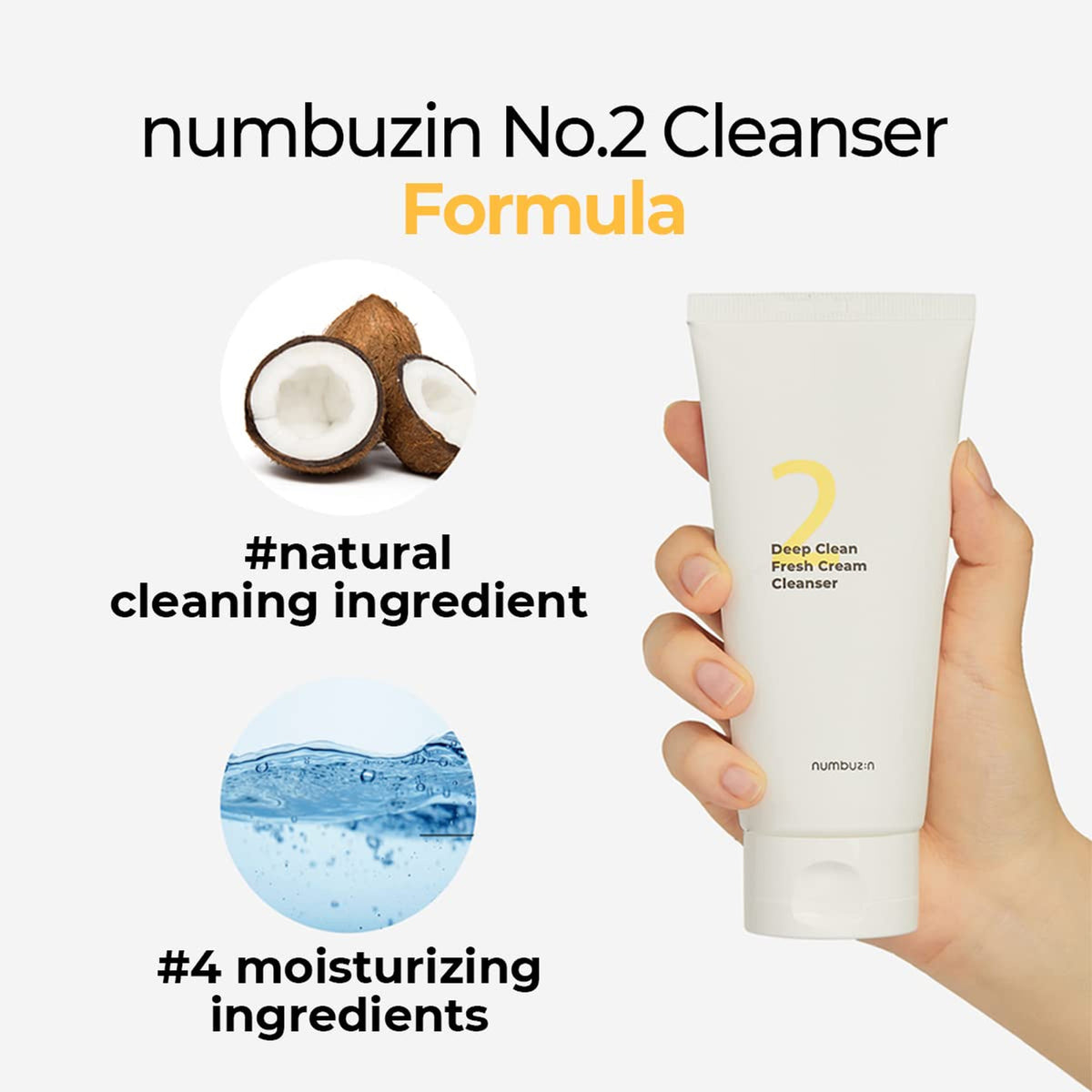 NUMBUZIN | No.2 Deep Clean Fresh Cream Cleanser - 120ml