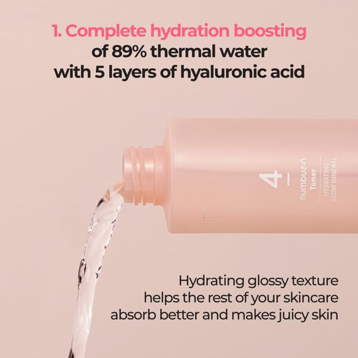 NUMBUZIN | No.4 Hydrating Glow Mineral Toner - 200ml