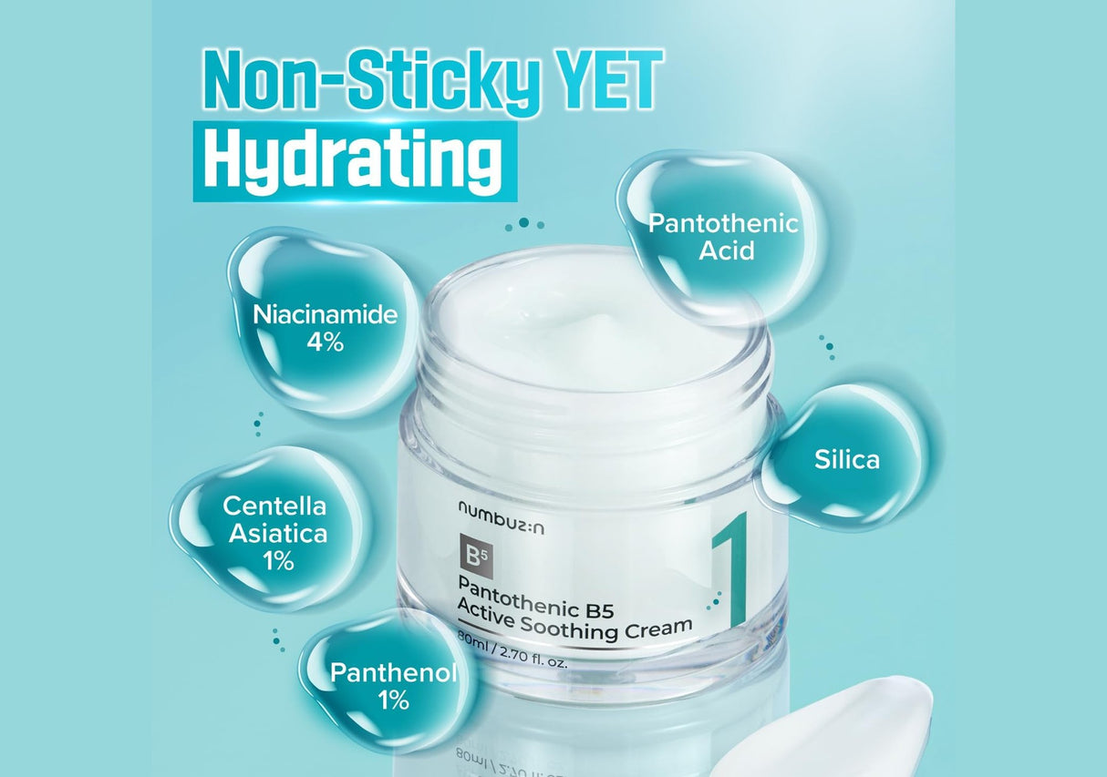 NUMBUZIN | No.1 Pantothenic B5 Active Soothing Cream - 80ml