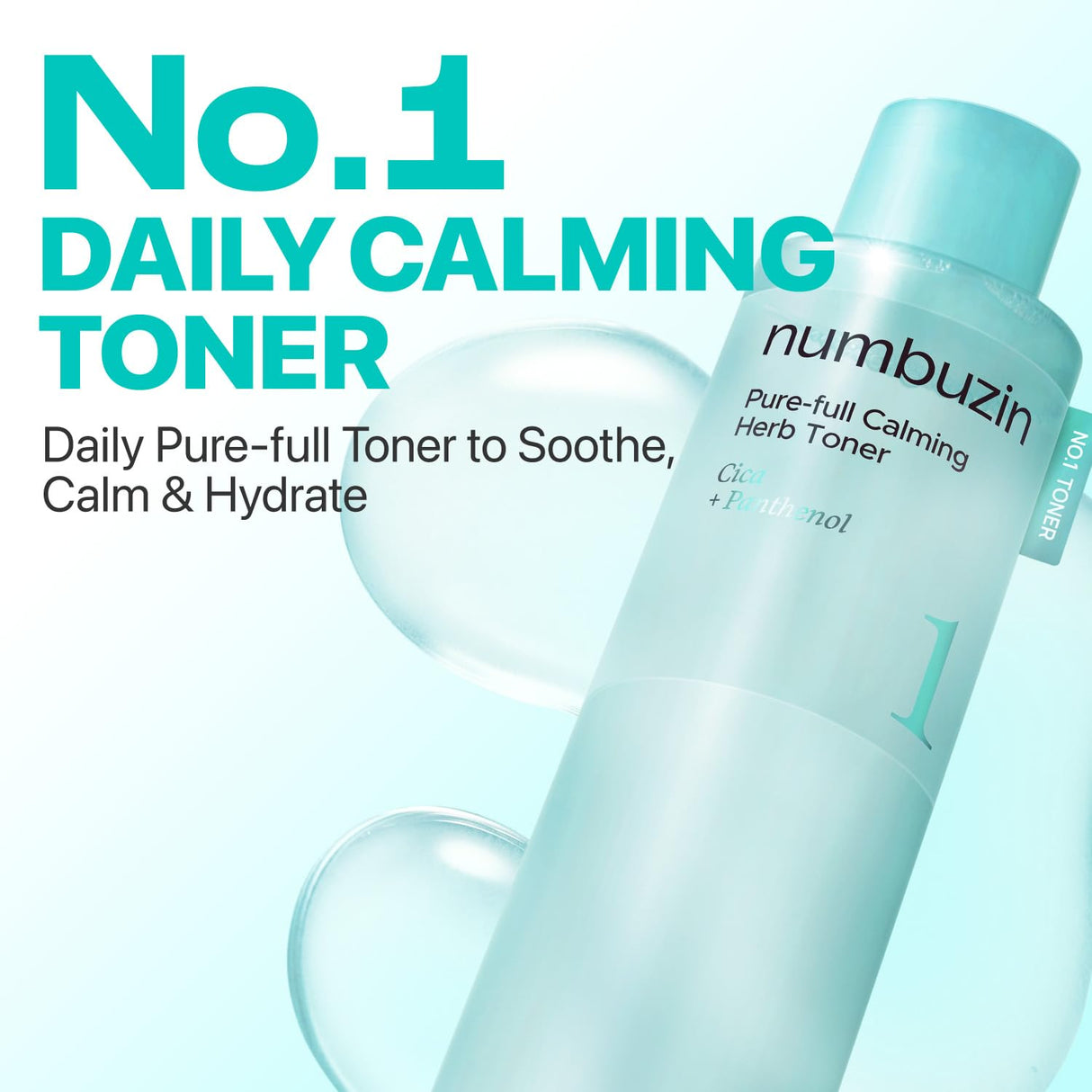 NUMBUZIN | No.1 Pure-Full Calming Herb Toner - 300ml