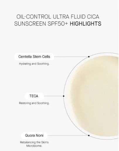TRANSPARENT LAB | Oil Control Ultra Fluid Cica Sunscreen - 100ml - InternationalCosmetic