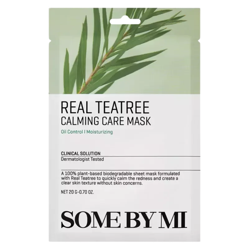 SOME BY MI | Real Teatree Calming Care Mask - 1ud - InternationalCosmetic