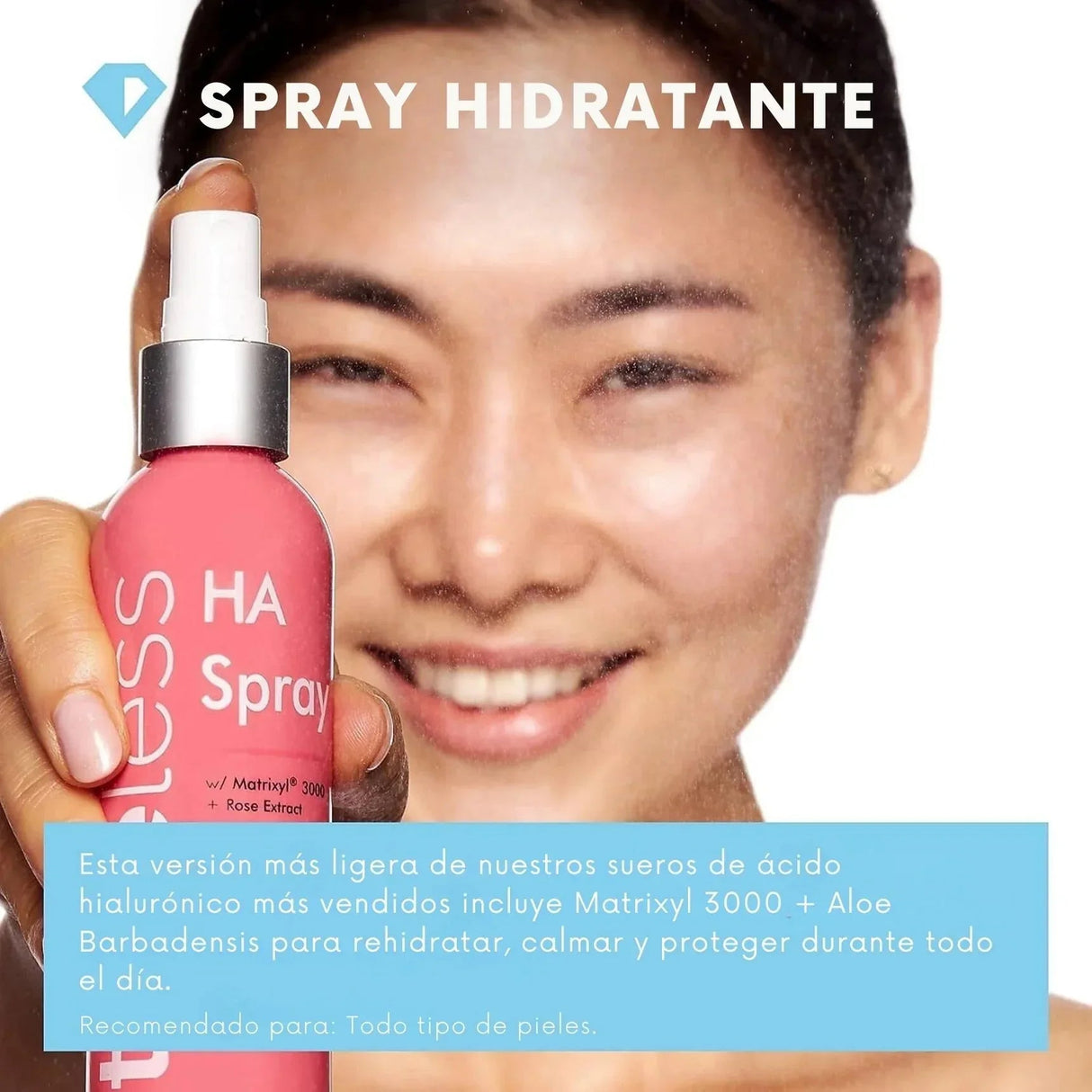 TIMELESS | HA Spray Matrixyl 3000 + Rose Spray - 120ml - InternationalCosmetic