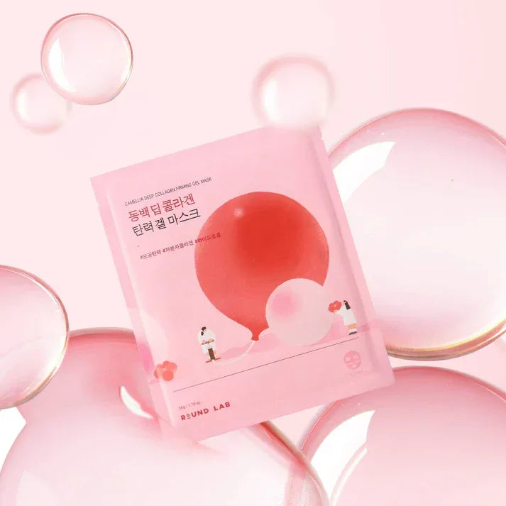 ROUND LAB | Camellia Deep Collagen Firming Gel Mask - InternationalCosmetic