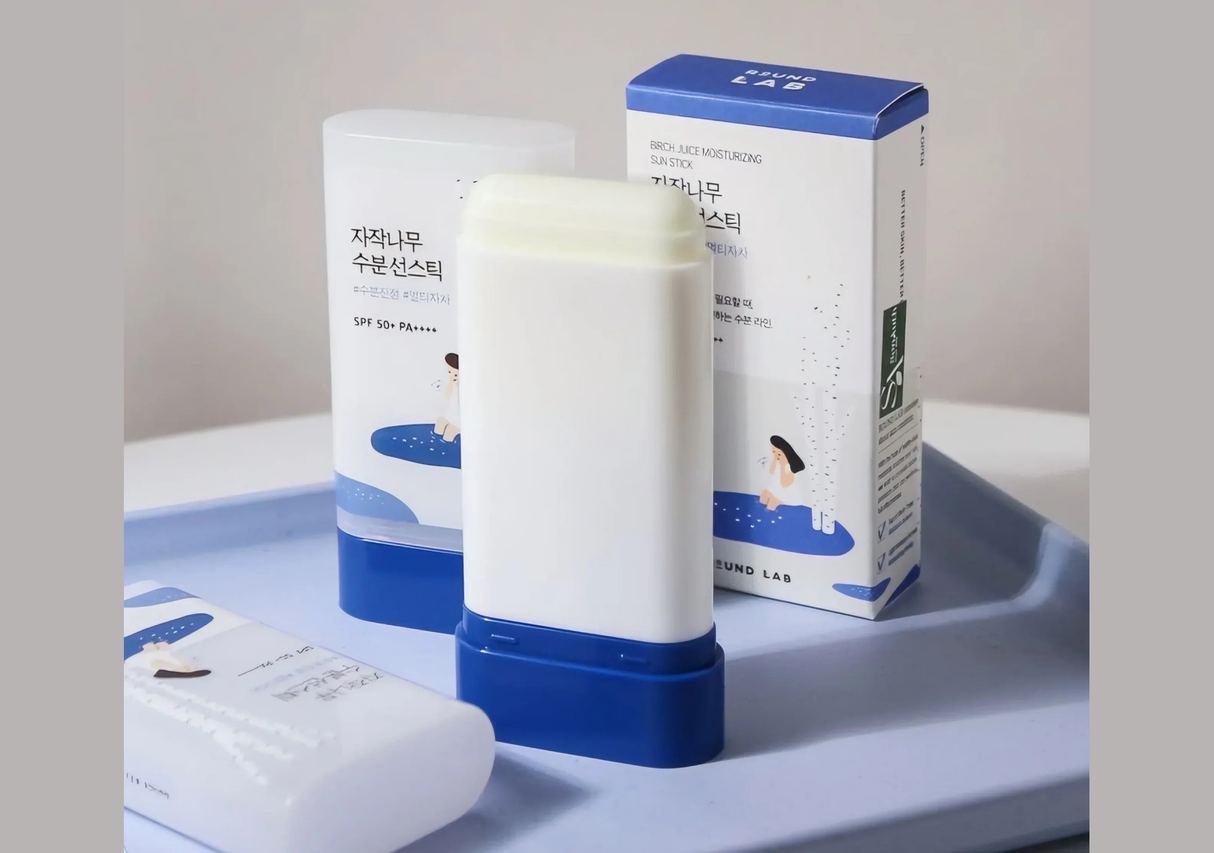 ROUND LAB | Birch Moisturizing Sun Stick SPF 50+ - 19gr - InternationalCosmetic