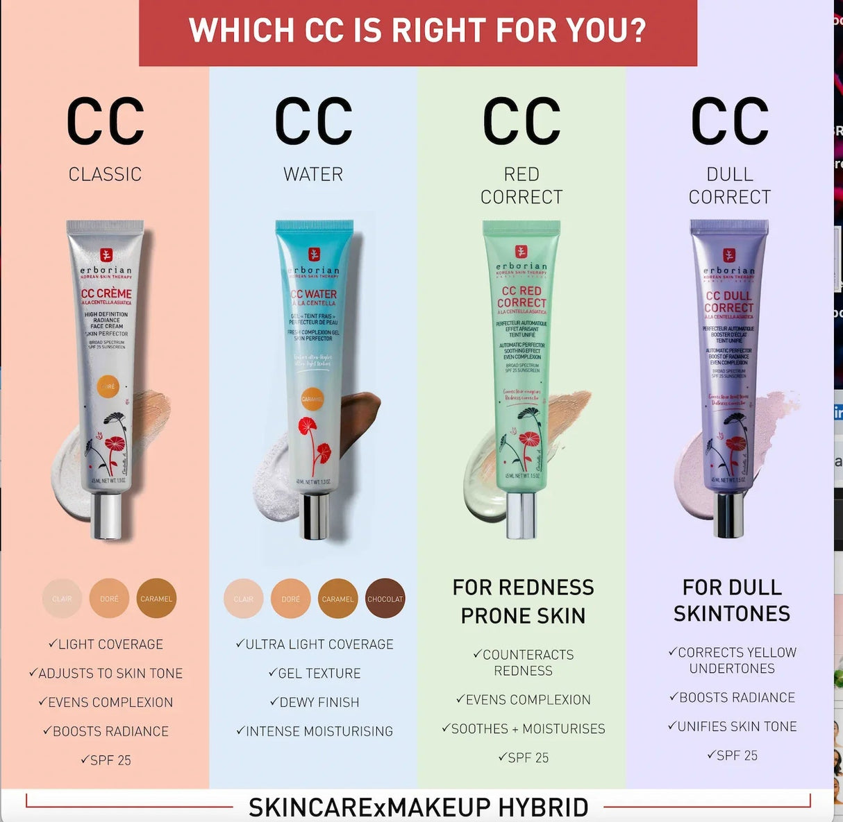 ERBORIAN | CC Cream SPF30 - 40ml - InternationalCosmetic