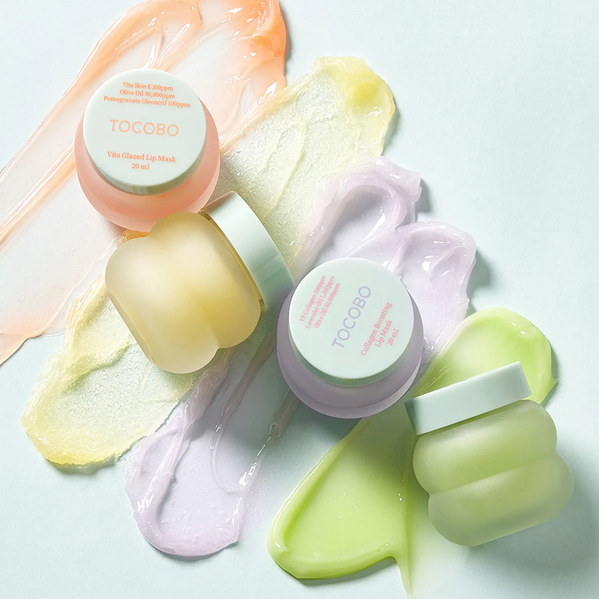 TOCOBO | Lip Mask Mix Daily Care - 4 Minitallas