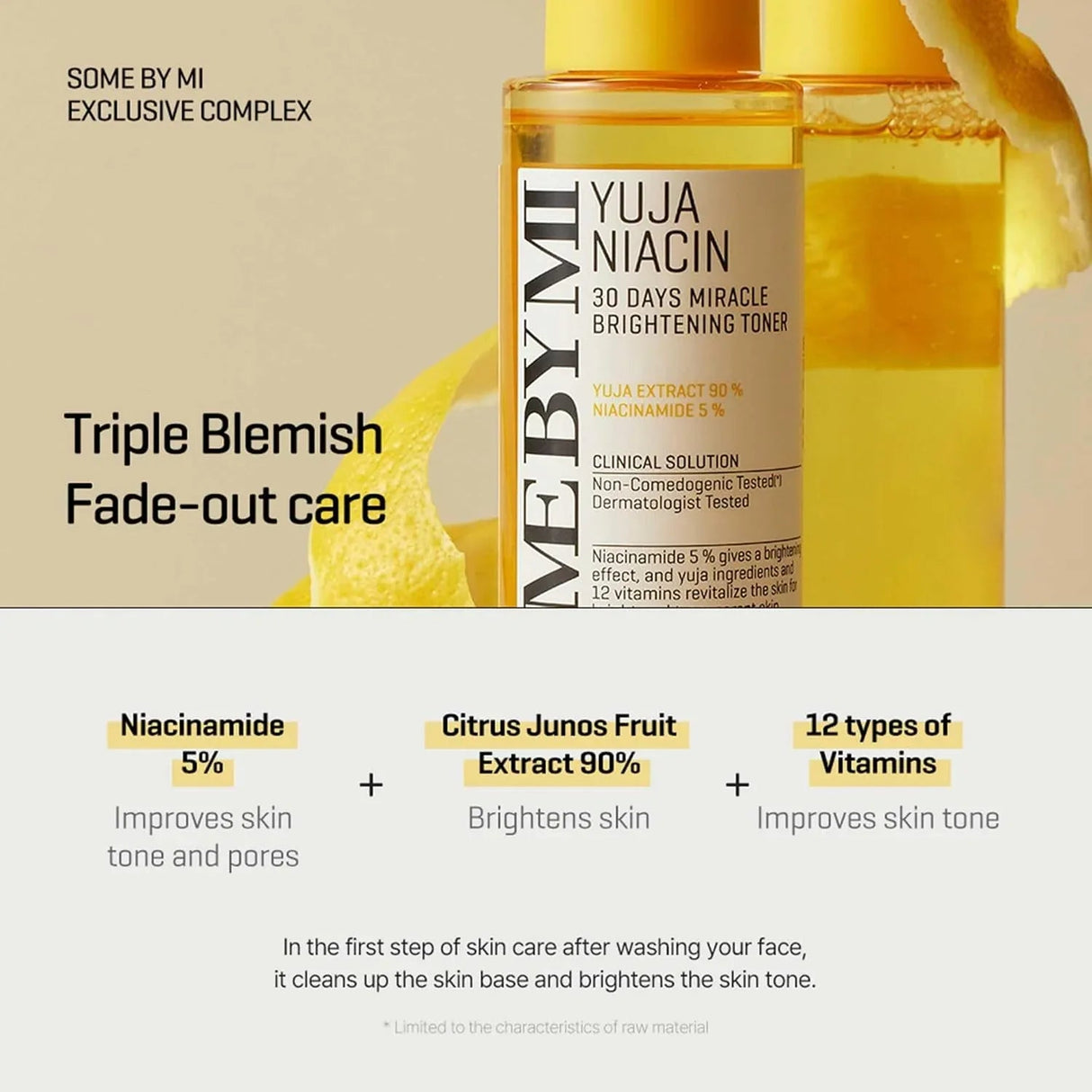 SOME BY MI | Yuja Niacin 30 Days Miracle Brightening Toner - 150ml - InternationalCosmetic