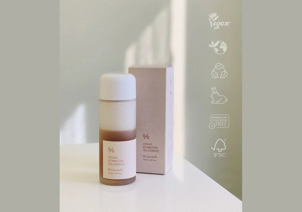 DR. CEURACLE | Formato de Viaje Vegan Kombucha Tea Essence - 18ml - InternationalCosmetic