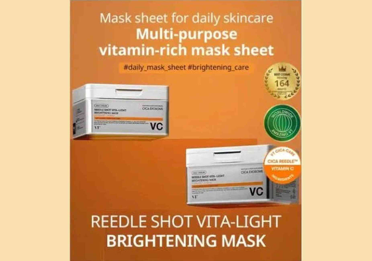 VT COSMETICS | Reedle Shot Vita-Light Brightening Mask - InternationalCosmetic