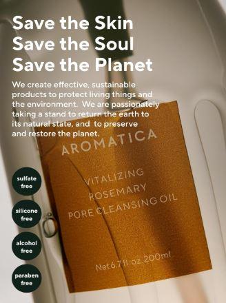 AROMATICA | Vitalizing Rosemary Cleansing Oil - 200ml - InternationalCosmetic