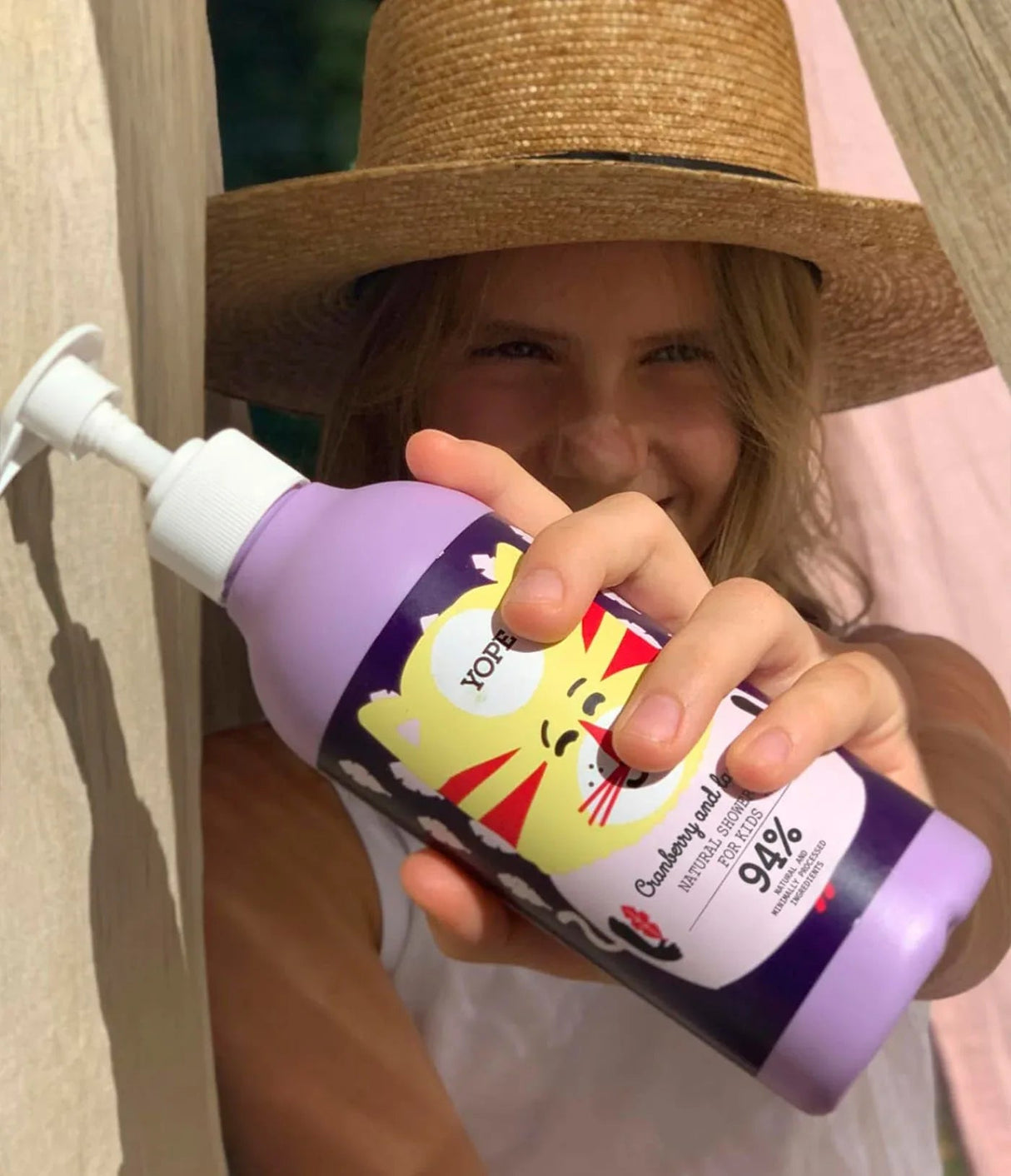 YOPE | Cranberry and Lavender Natural Shower Gel for Kids - 400ml - InternationalCosmetic