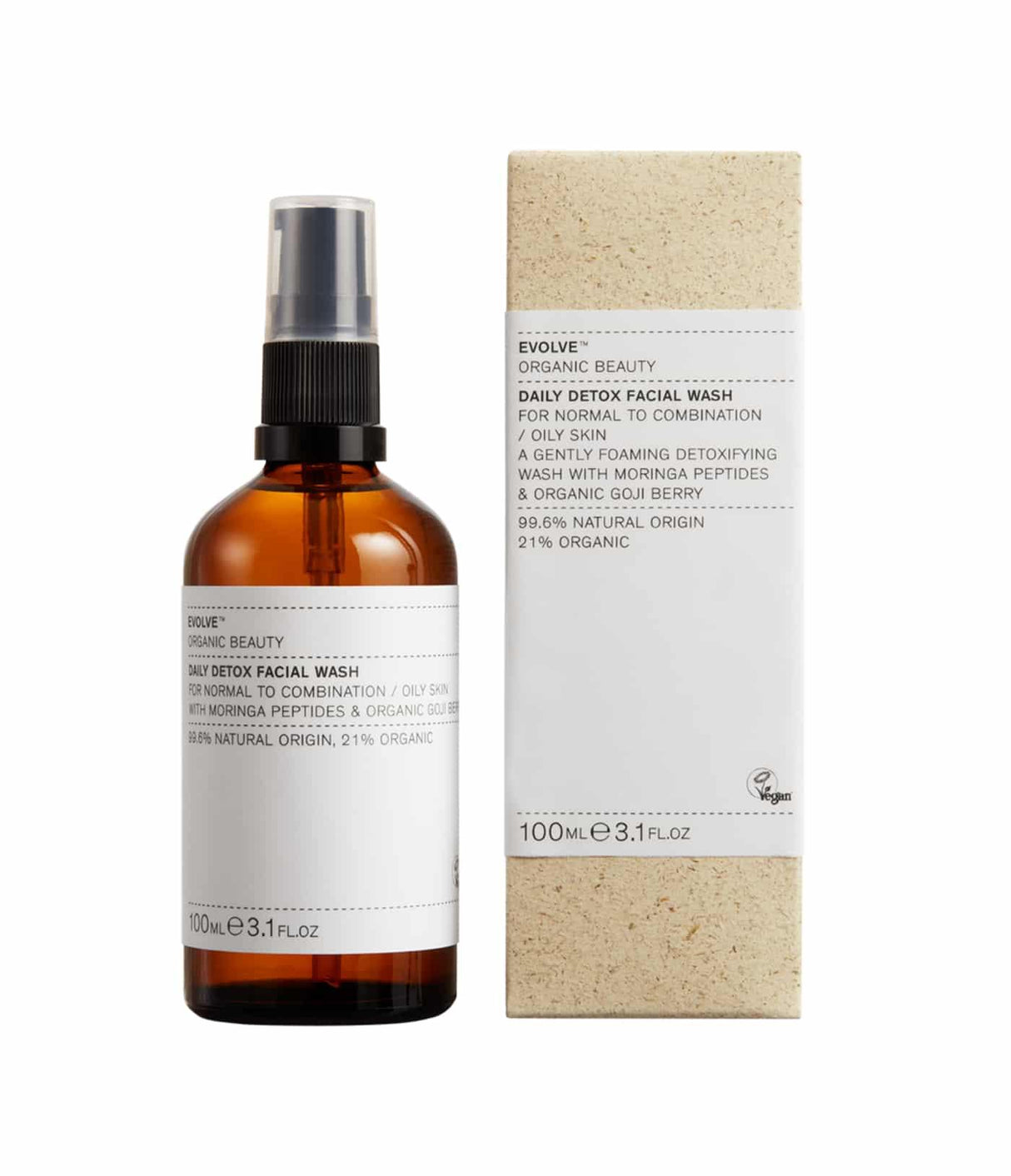 EVOLVE | Daily Detox Facial Wash - 100ml - InternationalCosmetic