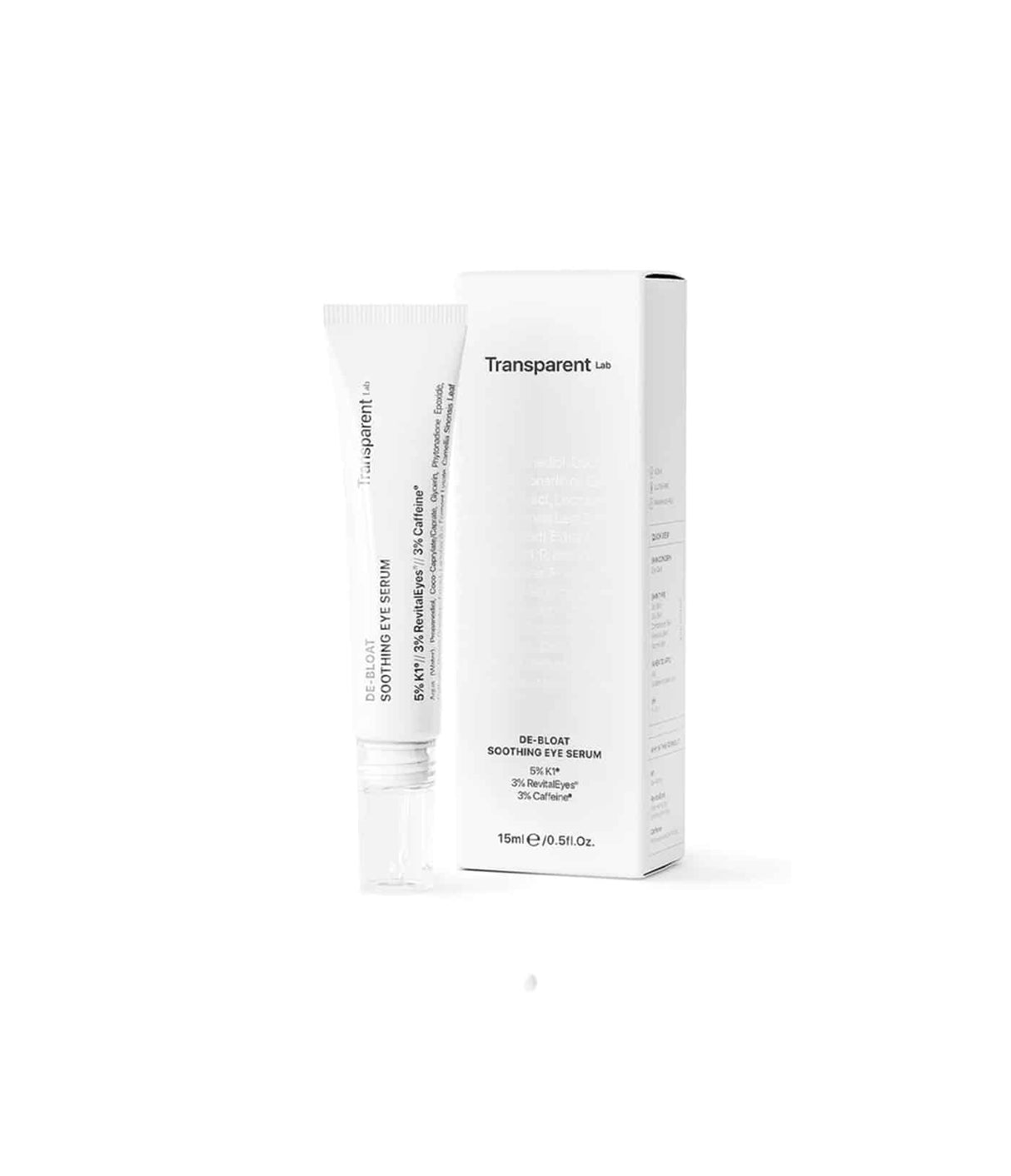 TRANSPARENT LAB | De-Bloat Soothing Eye Serum - 15ml - InternationalCosmetic