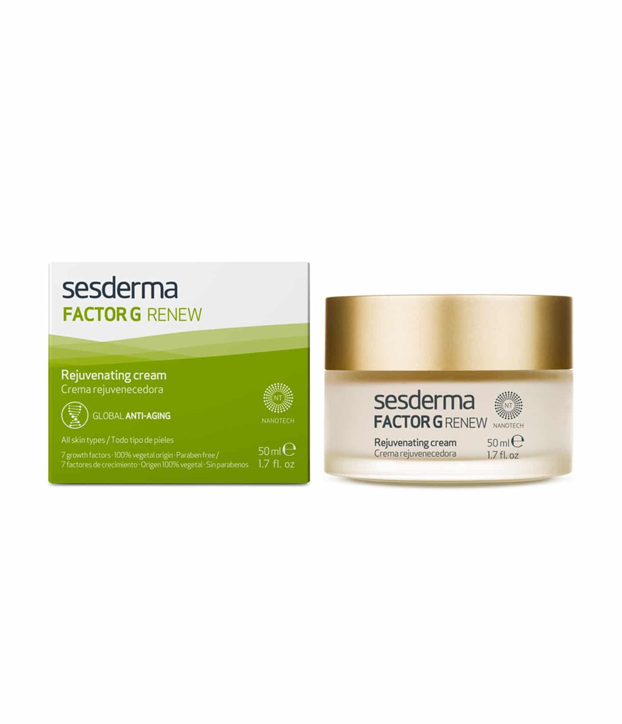 SESDERMA | Factor G Renew Rejuvenating Cream - 50ml - InternationalCosmetic