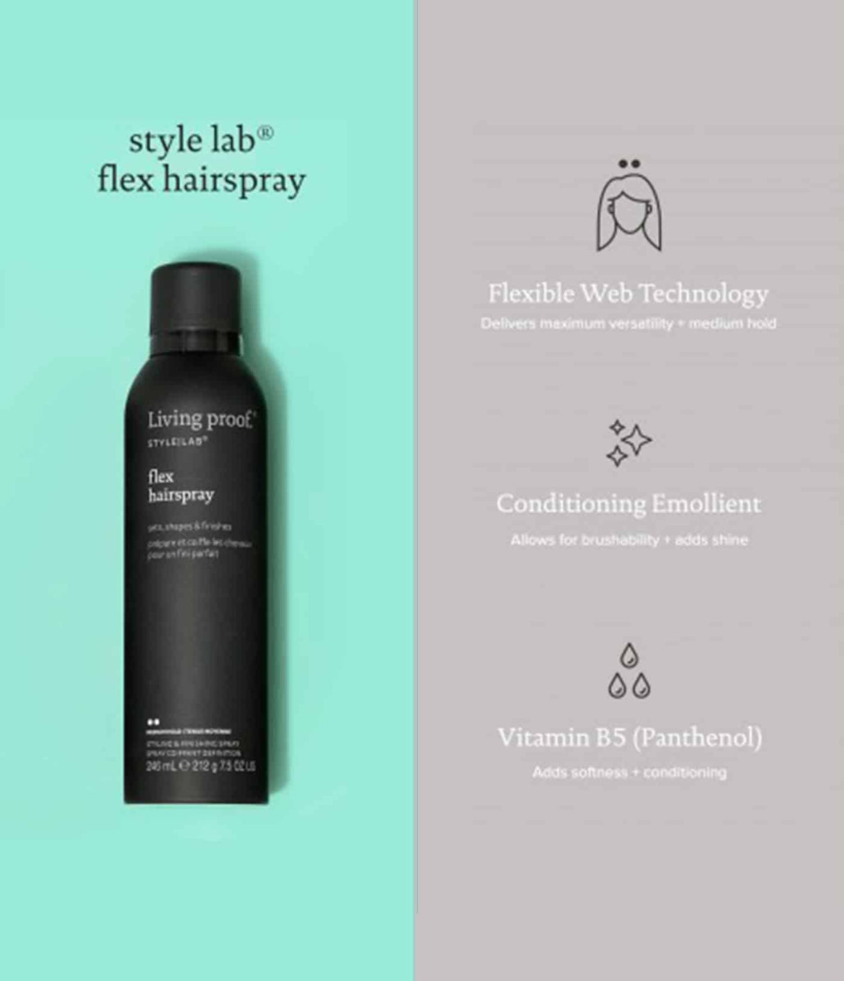 LIVING PROOF | Flex Shaping Hairspray - 246ml - InternationalCosmetic