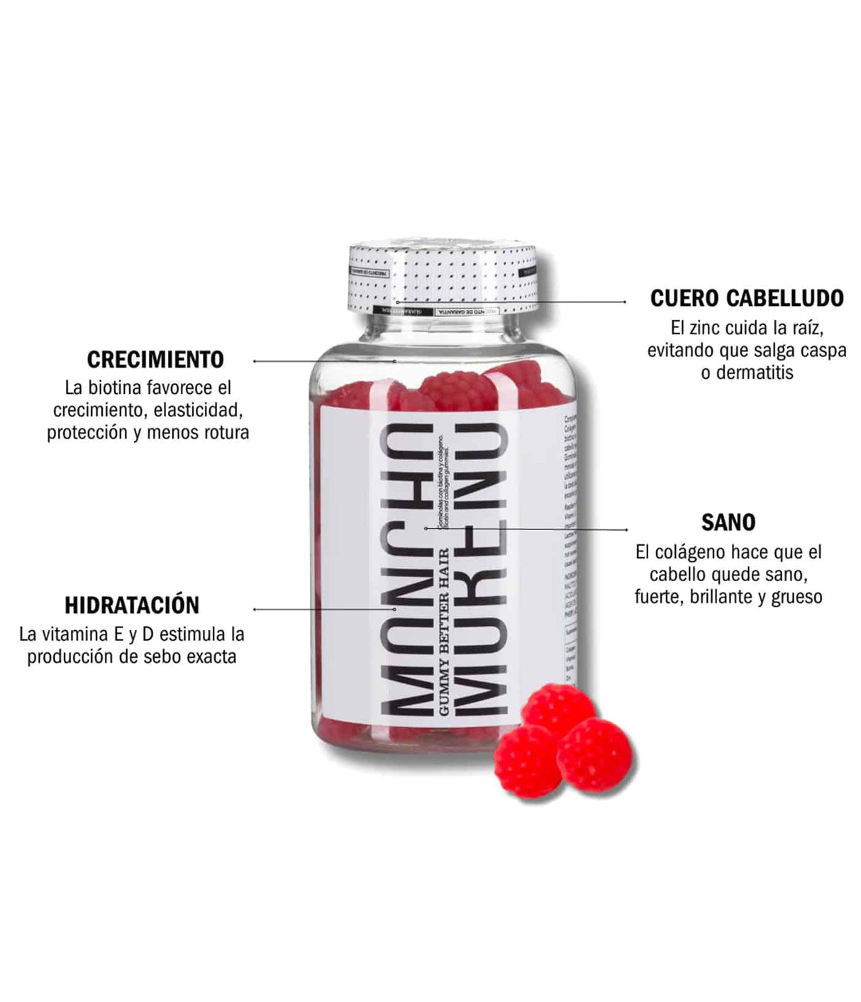 MONCHO MORENO | Gummy Better Hair - InternationalCosmetic