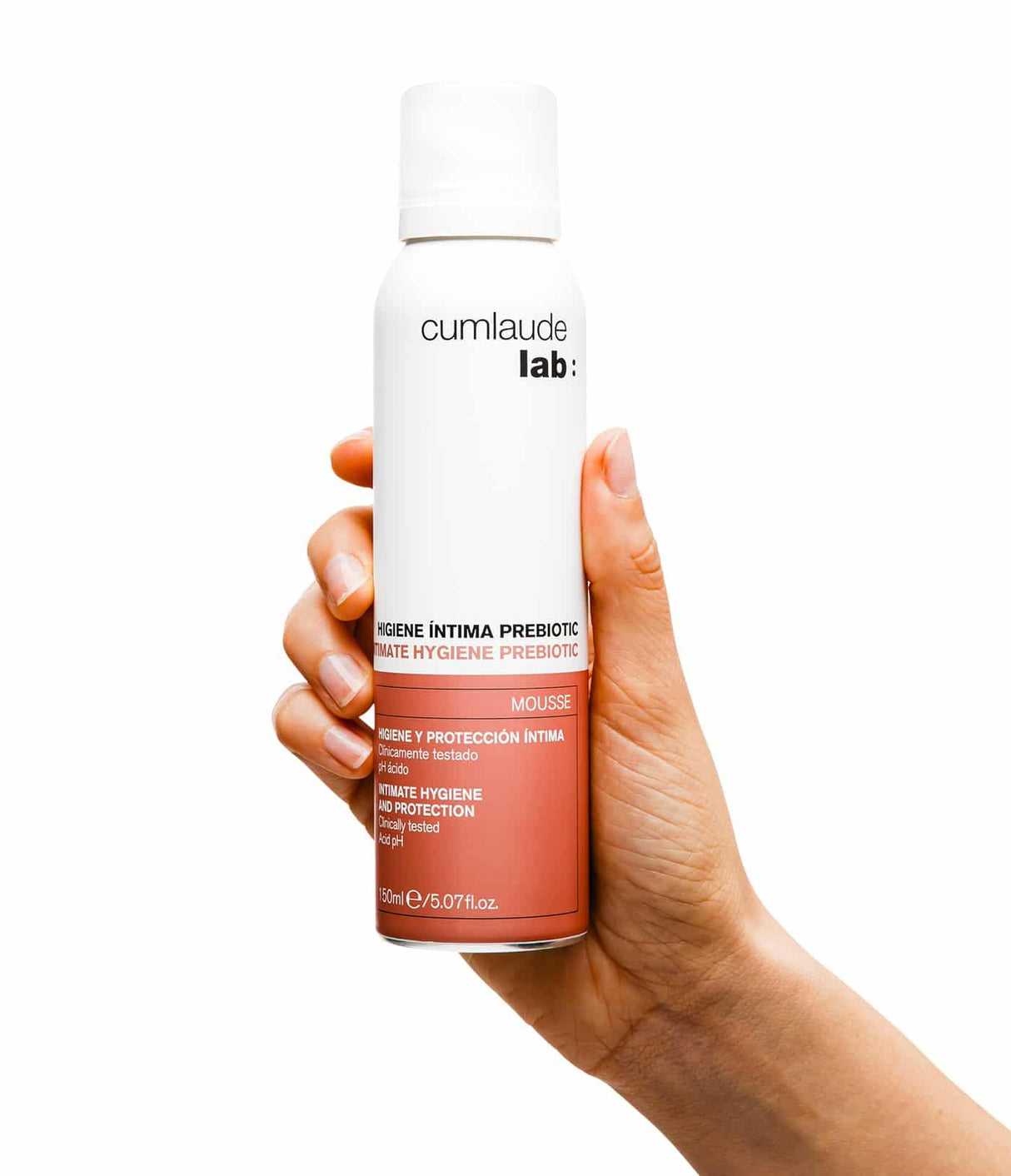 CUMLAUDE LAB | Higiene Íntima Prebiotic Mousse - 150ml - InternationalCosmetic