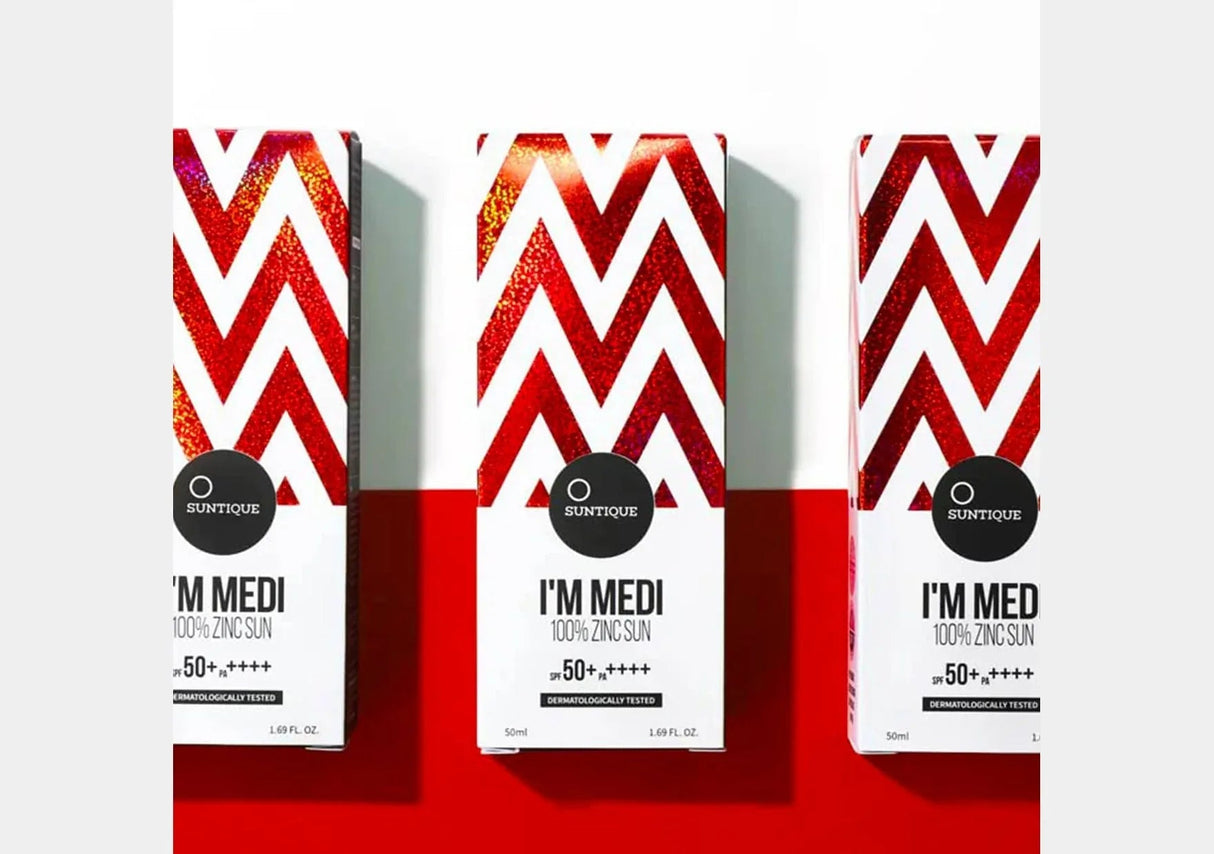 SUNTIQUE | I'M Medi 100% Zinc Sun SPF50+ - 50ml - InternationalCosmetic
