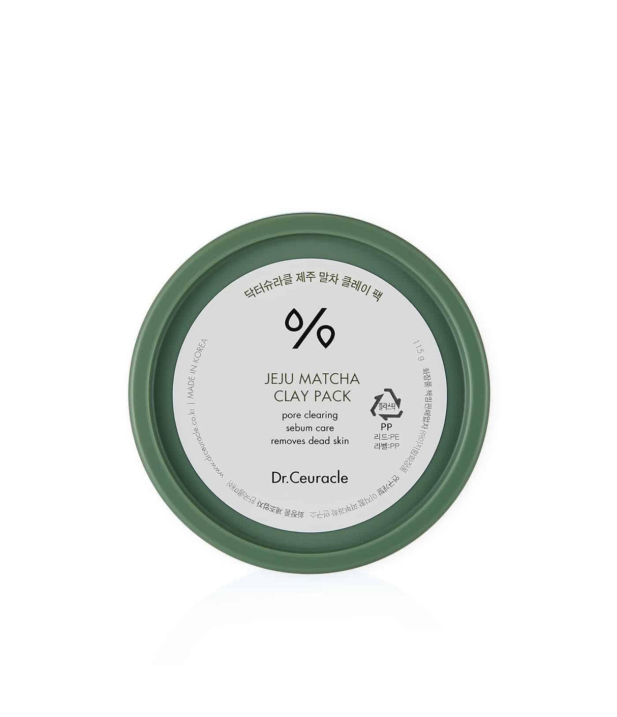 DR. CEURACLE | Jeju Matcha Clay Pack - InternationalCosmetic