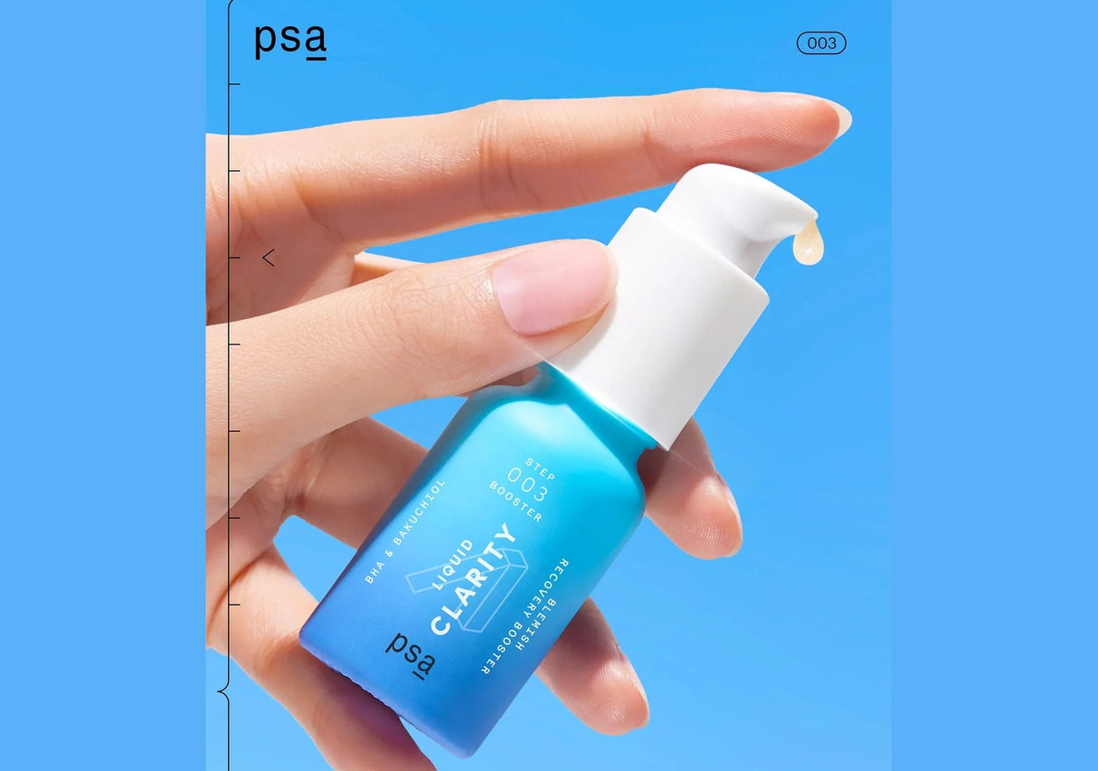 PSA | Liquid Clarity BHA & Bakuchiol Blemish Recovery Booster - InternationalCosmetic