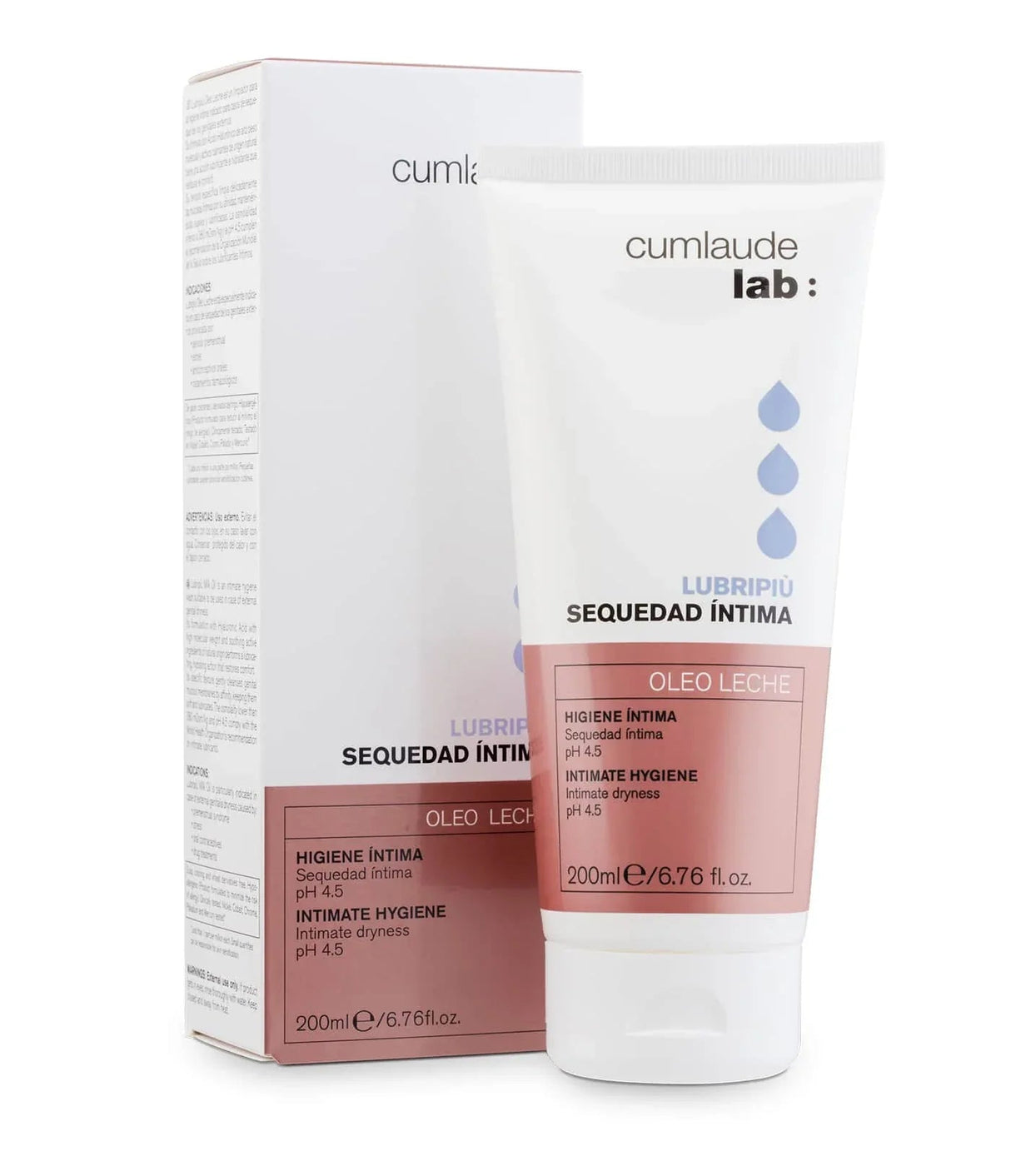 CUMLAUDE LAB | Lubripiù Sequedad Íntima - Óleo Leche - 200ml - InternationalCosmetic