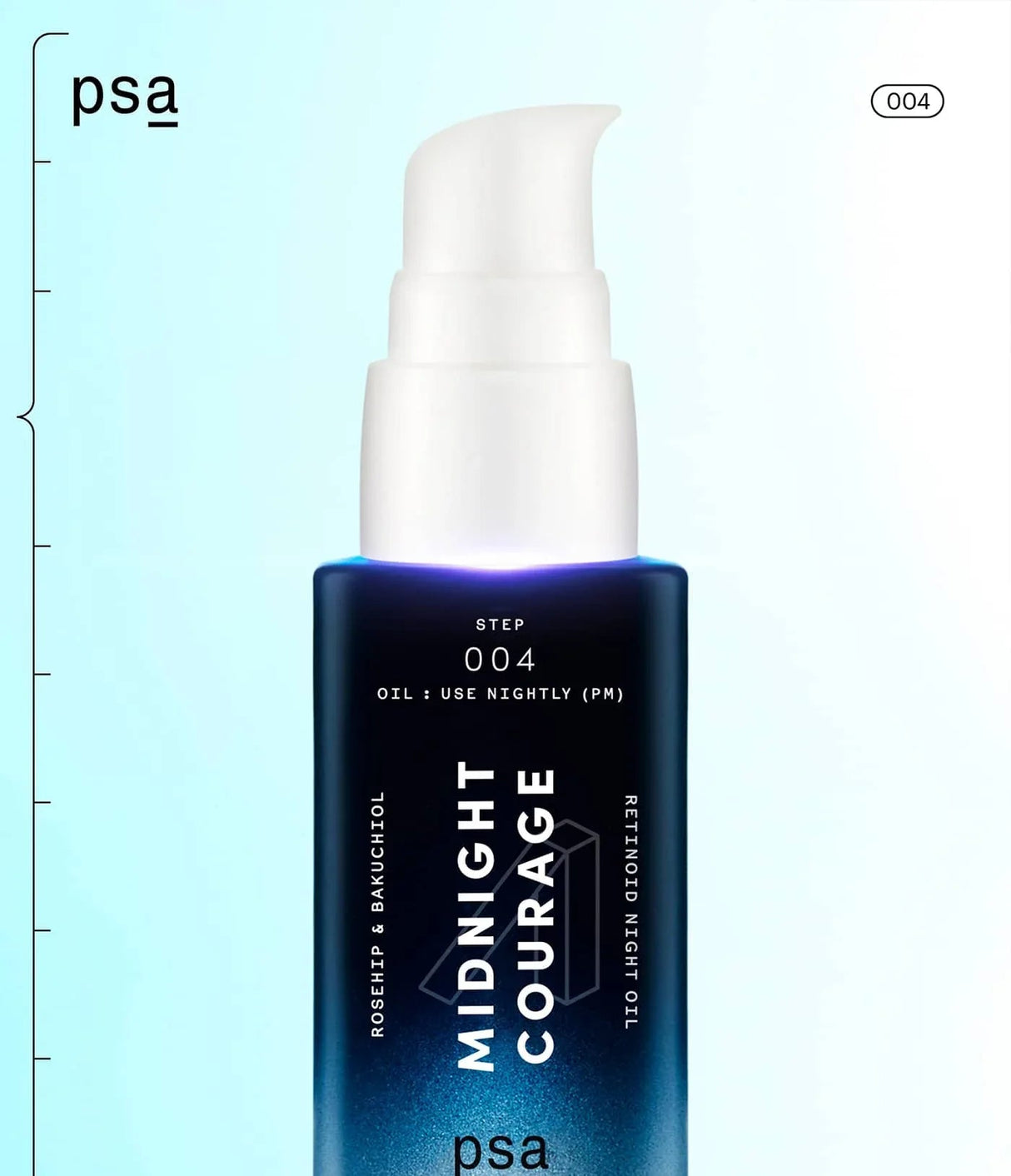 PSA | Midnight Courage Rosehip & Bakuchiol Retinol Night Oil - InternationalCosmetic