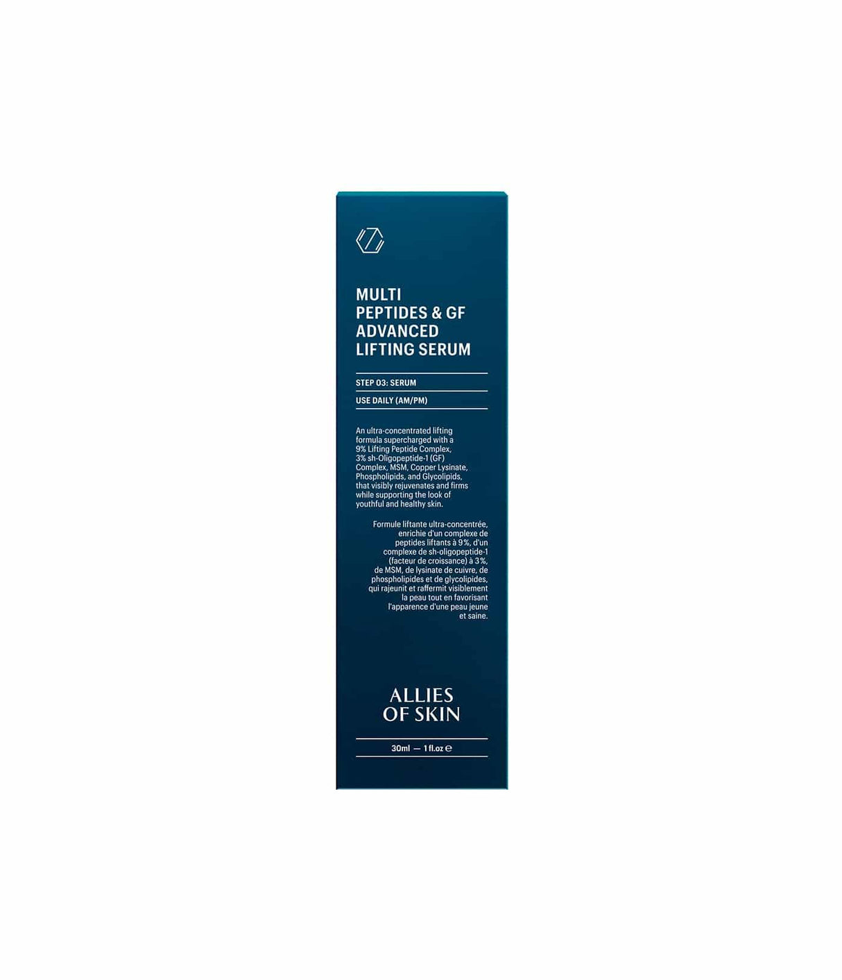 ALLIES OF SKIN | Multi Peptides & GF Advanced Lifting Serum - InternationalCosmetic