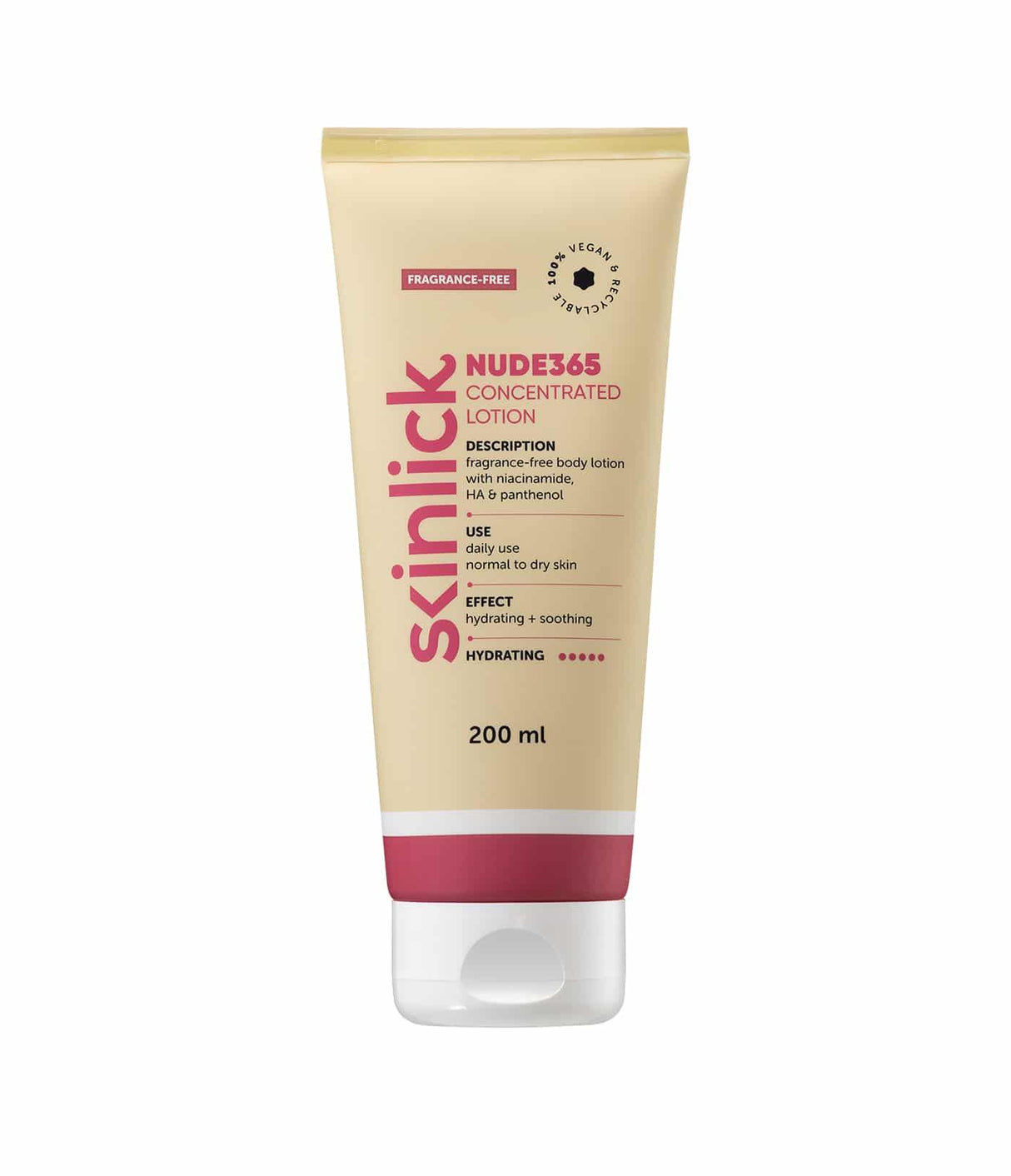 SKINLICK | Nude 365 Concentrate Lotion (Sin Perfume) - 200ml - InternationalCosmetic