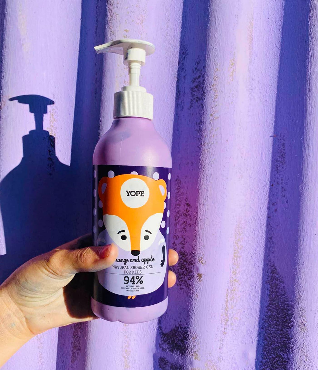 YOPE | Orange and Apple Natural Shower Gel for Kids - 400ml - InternationalCosmetic
