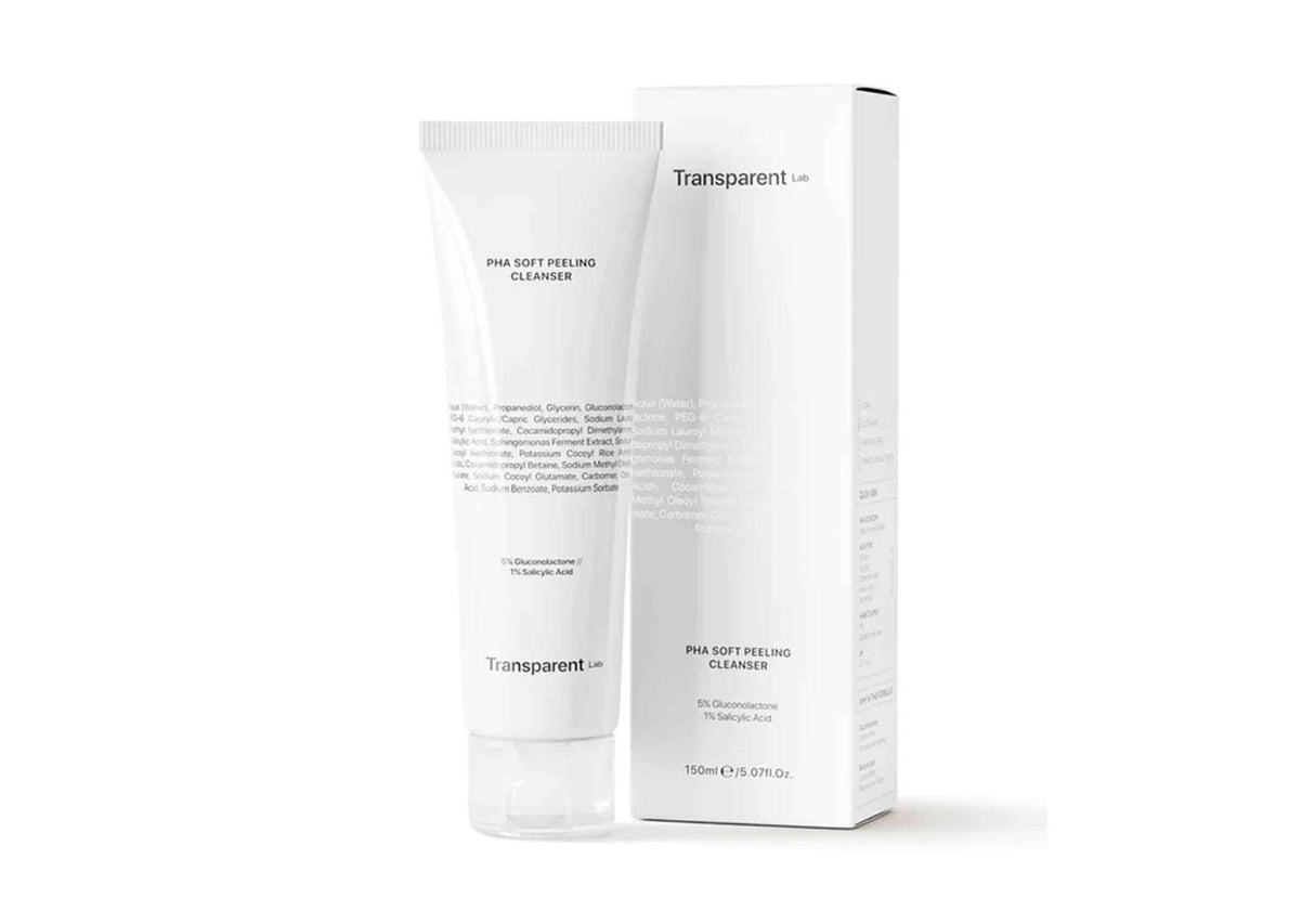 TRANSPARENT LAB | PHA Soft Peeling Cleanser - 150ml - InternationalCosmetic